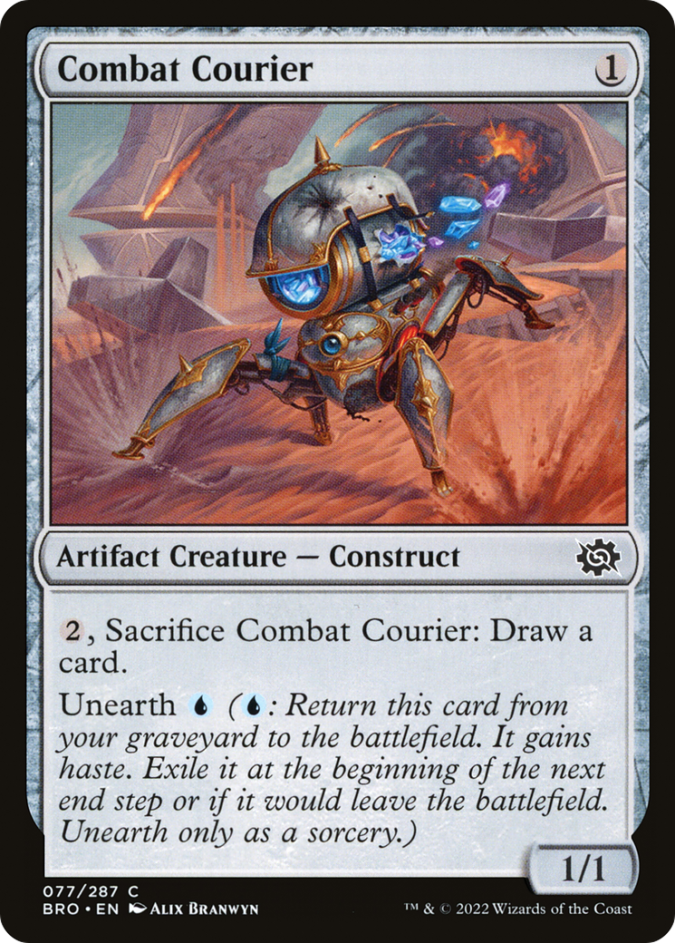 Combat Courier (BRO-077) (Foil)