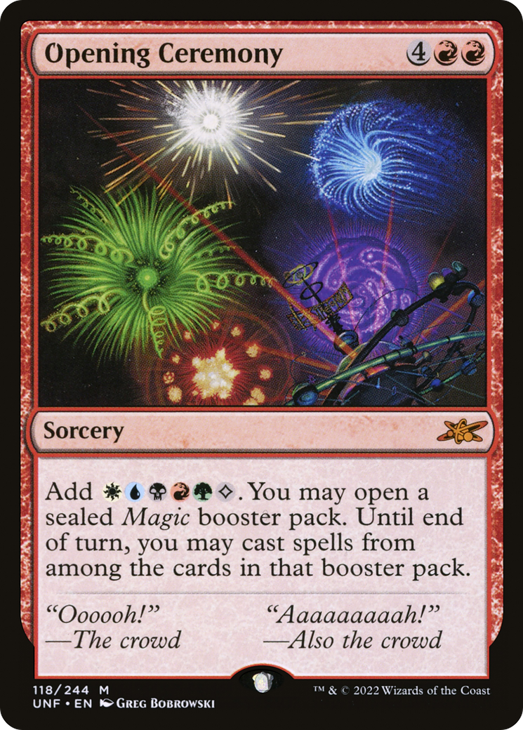 Opening Ceremony (UNF-118) (Foil)