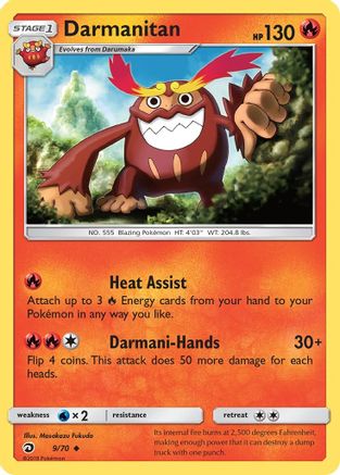 Darmanitan (DRM-009) (Reverse Holofoil)