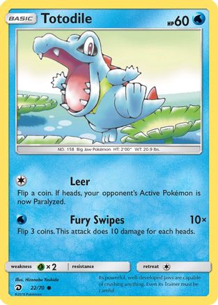 Totodile (DRM-022) (Reverse Holofoil)
