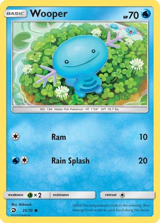 Wooper (DRM-025) (Reverse Holofoil)