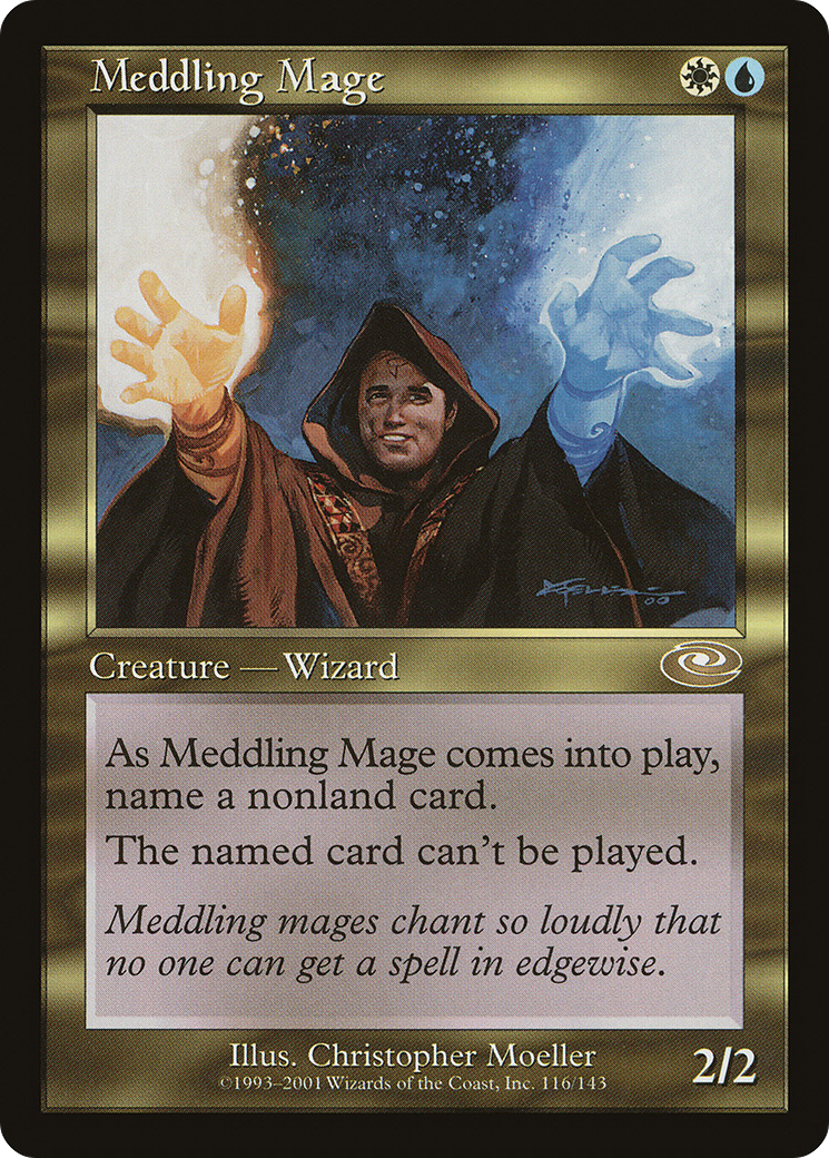Meddling Mage (PLS-116) (Foil)