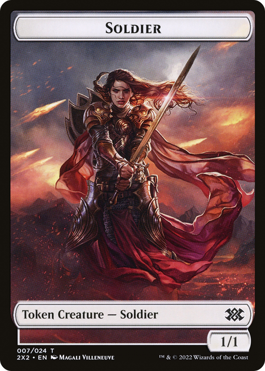 Cat Dragon // Soldier Double-Sided Token (T2X2-19 // 7)