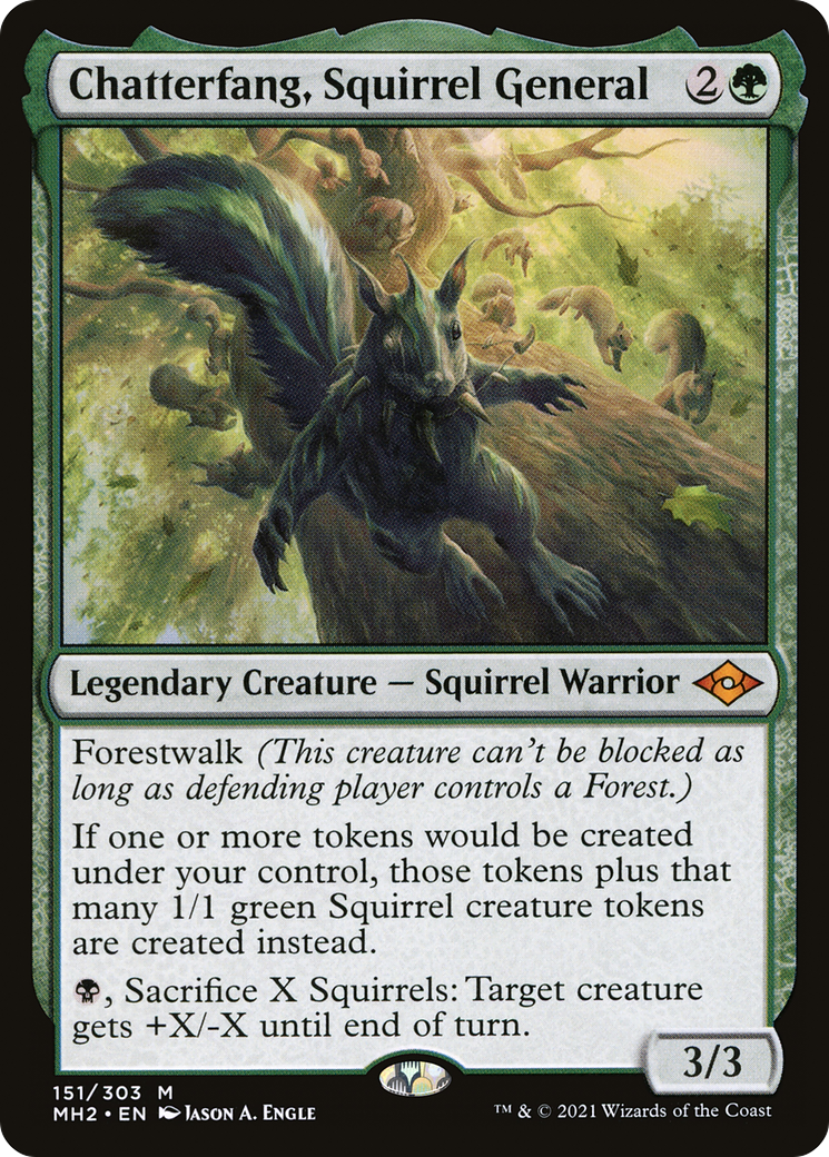 Chatterfang, Squirrel General (MH2-151) (Foil)