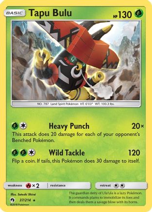 Tapu Bulu (LOT-037) (Reverse Holofoil)