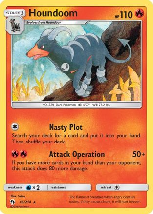 Houndoom (LOT-046) (Reverse Holofoil)