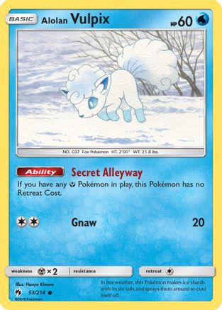 Alolan Vulpix (LOT-053)