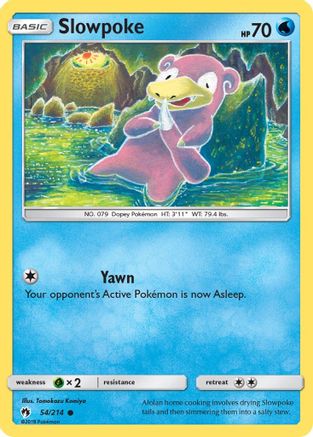 Slowpoke (LOT-054) (Reverse Holofoil)