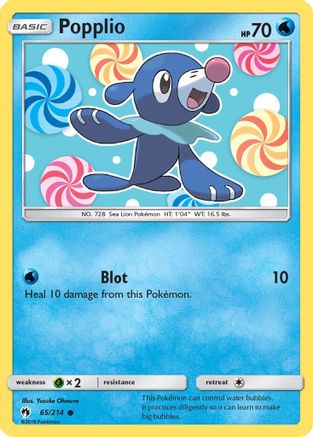 Popplio (65) (LOT-065) (Reverse Holofoil)