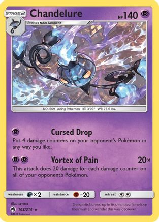 Chandelure (LOT-103) (Reverse Holofoil)