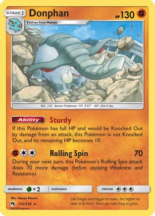Donphan (LOT-112) (Reverse Holofoil)
