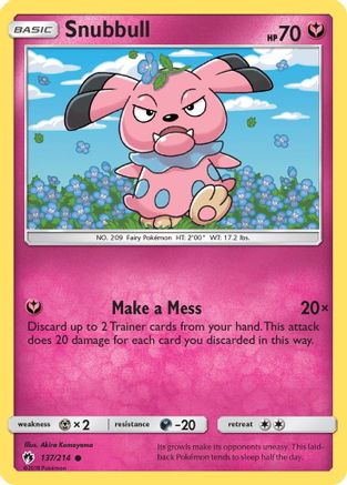 Snubbull (LOT-137) (Reverse Holofoil)