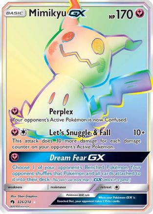 Mimikyu GX (Secret) (LOT-226) (Holofoil)