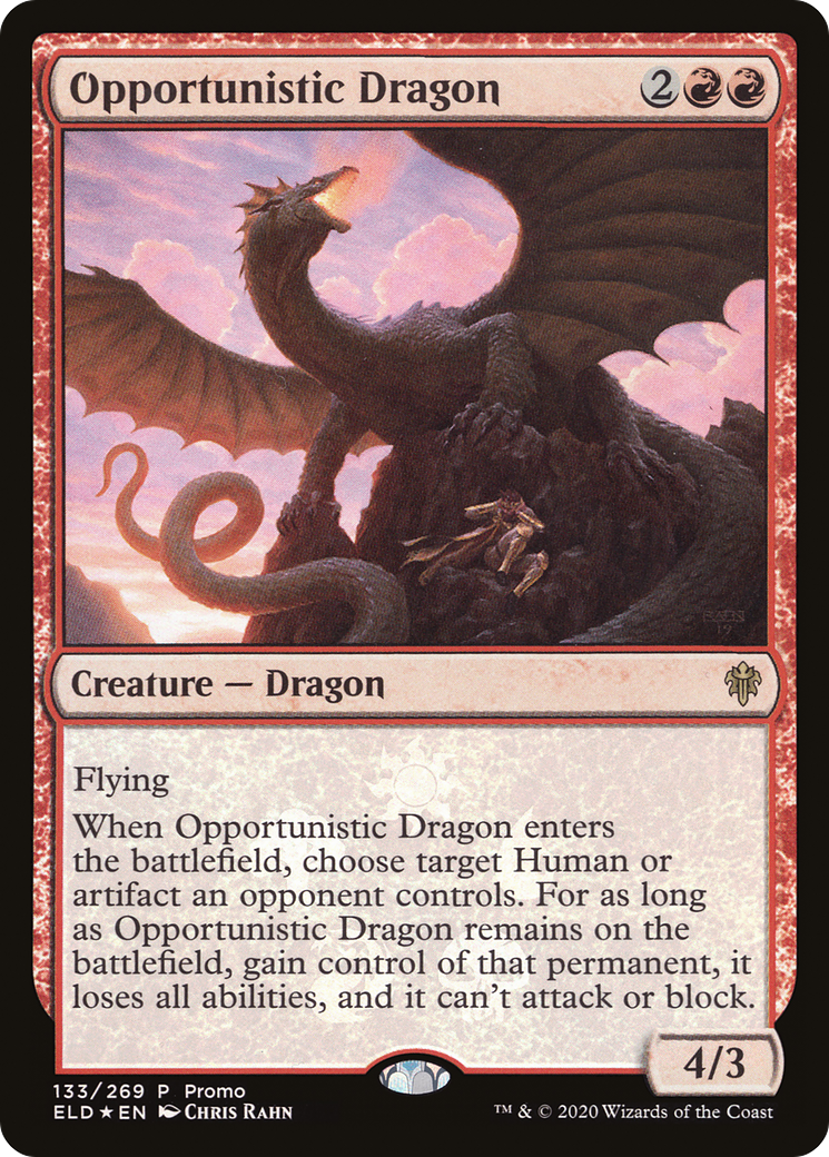 Opportunistic Dragon (MEDIA-133★) (Foil)