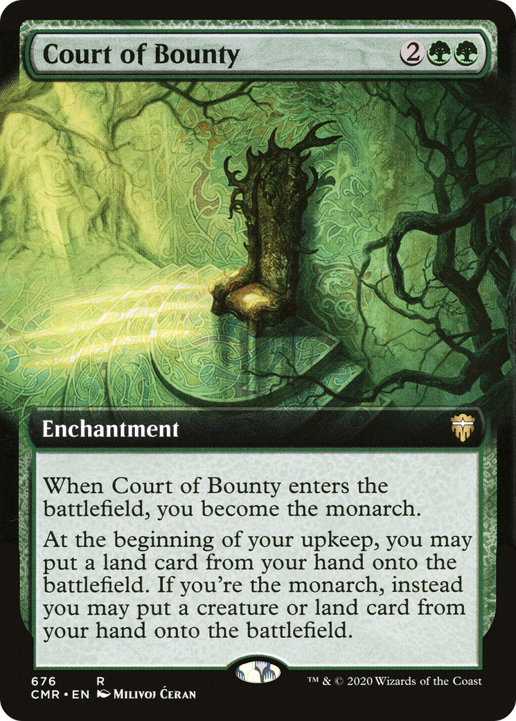 Court of Bounty (CMR-676) (Extended Art) (Foil)