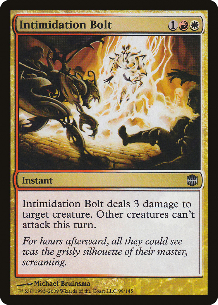Intimidation Bolt (ARB-099) (Foil)