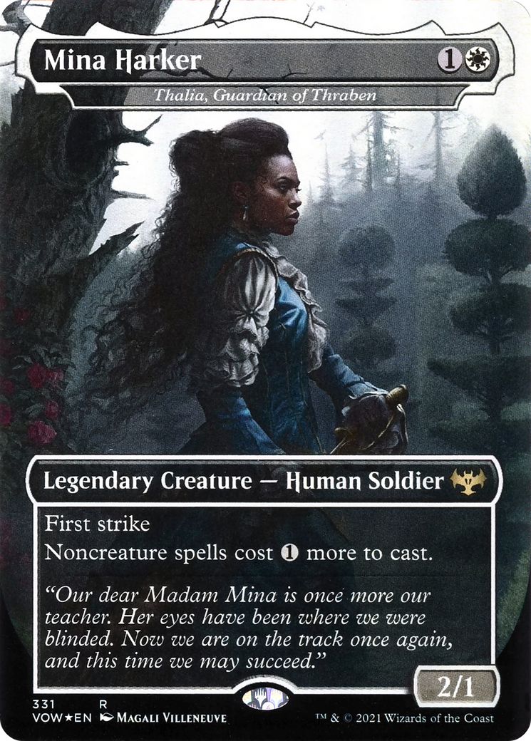 Mina Harker / Thalia, Guardian of Thraben (VOW-331) (Borderless) (Foil)