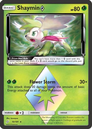Shaymin Prism Star (TEU-010) (Holofoil)