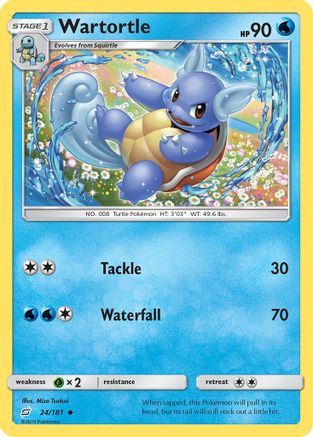 Wartortle (TEU-024) (Reverse Holofoil)