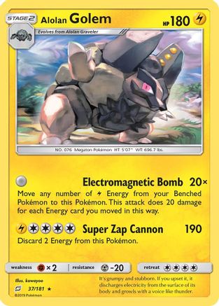 Alolan Golem (TEU-037)