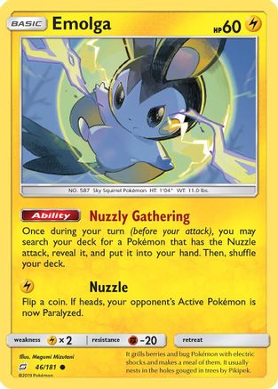 Emolga (TEU-046) (Reverse Holofoil)