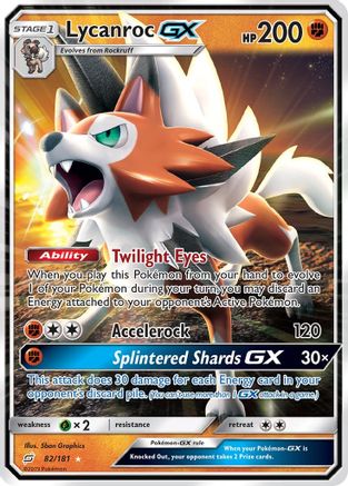 Lycanroc GX (TEU-082) (Holofoil)