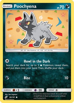 Poochyena (TEU-086) (Reverse Holofoil)