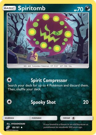 Spiritomb (TEU-089) (Reverse Holofoil)
