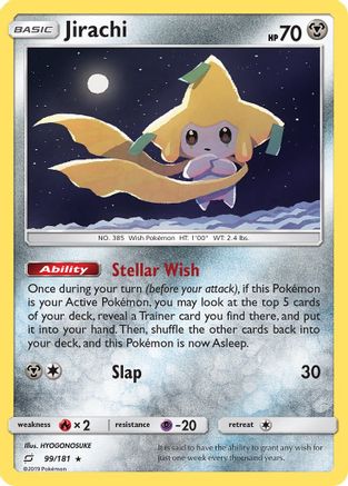 Jirachi (TEU-099) (Reverse Holofoil)