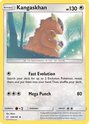Kangaskhan (TEU-128) (Reverse Holofoil)