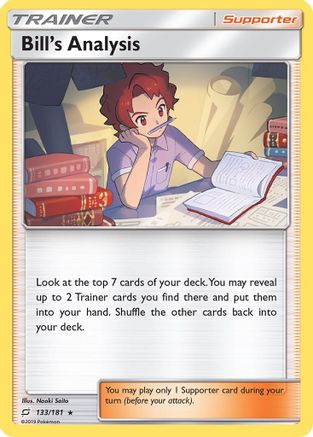 Bill's Analysis (TEU-133) (Reverse Holofoil)