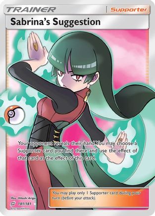 Sabrina's Suggestion (Full Art) (TEU-181) (Holofoil)