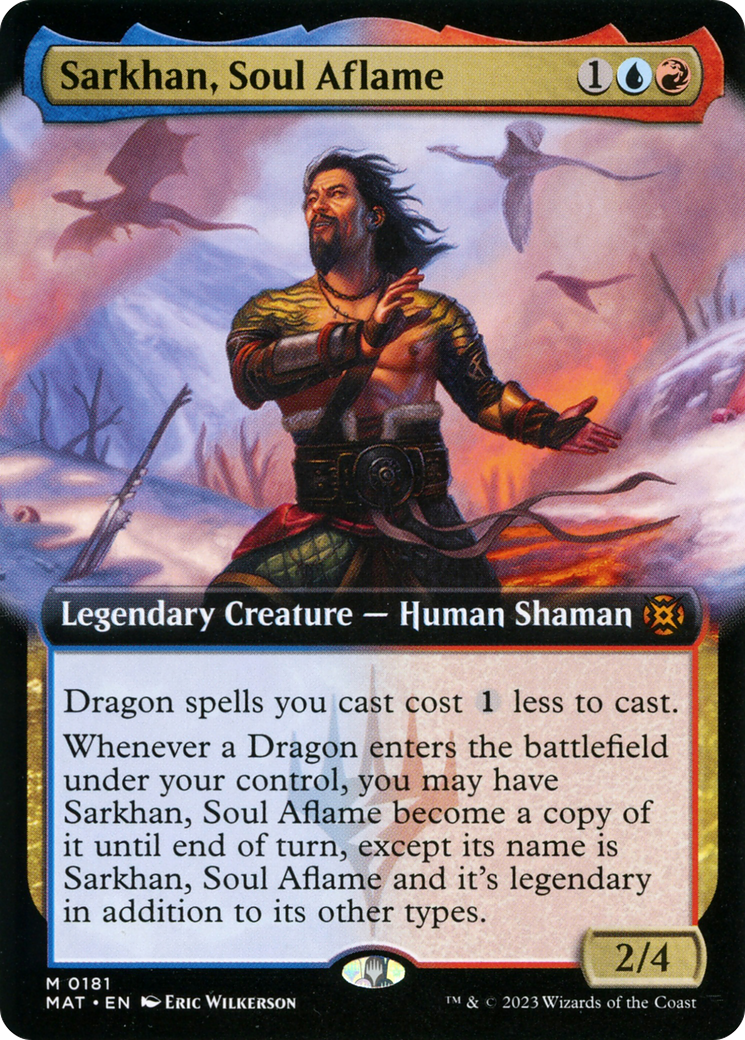 Sarkhan, Soul Aflame (MAT-181) (Extended Art) (Foil)