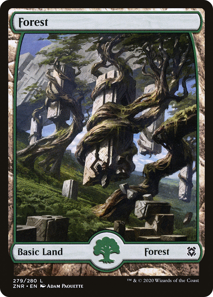 Forest (ZNR-279) (Full Art) (Foil)
