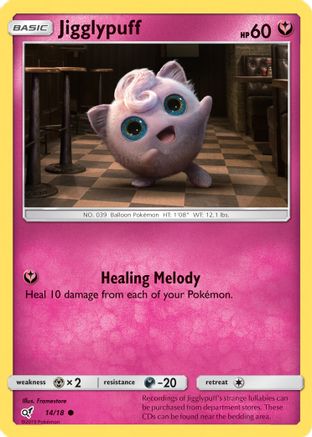 Jigglypuff (Holo Common) (DET-014) (Holofoil)