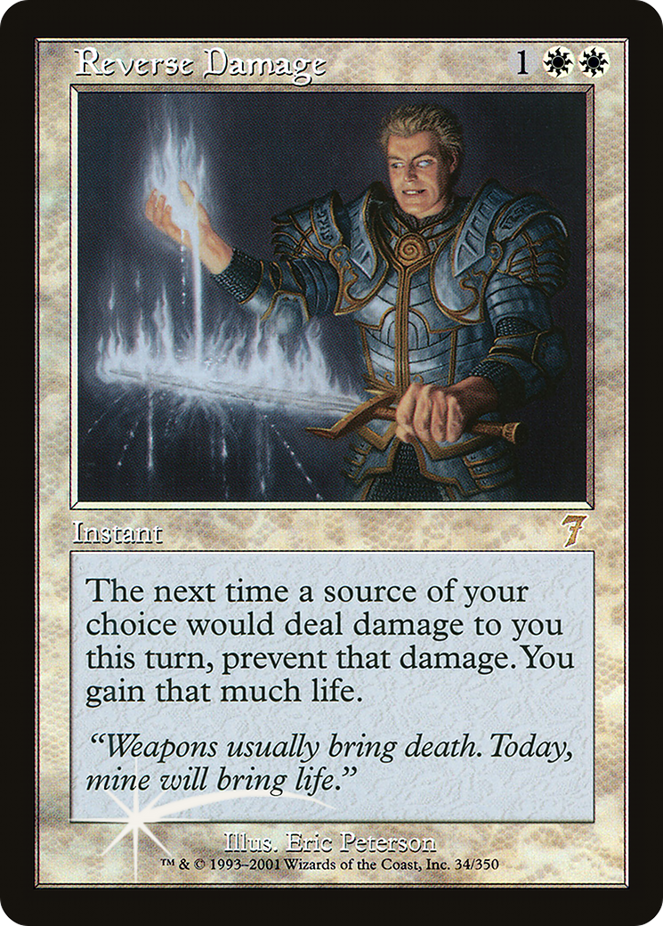 Reverse Damage (7ED-034★) (Foil)