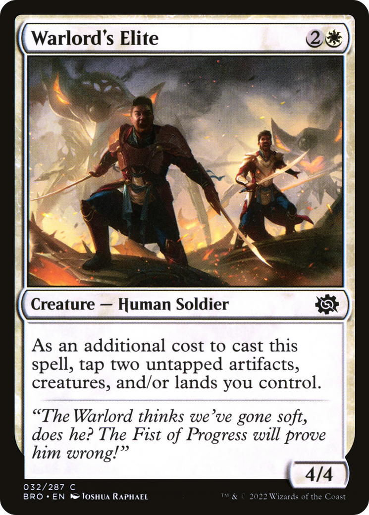 Warlord's Elite (BRO-032) (Foil)