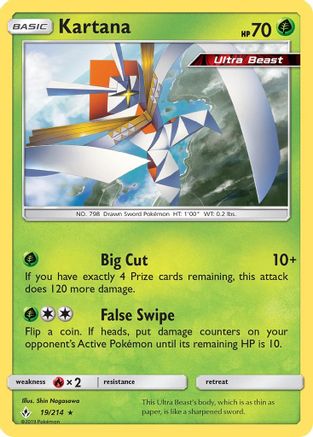 Kartana (UNB-019) (Reverse Holofoil)