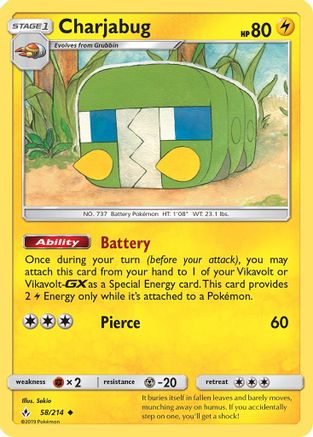 Charjabug (UNB-) (Reverse Holofoil)