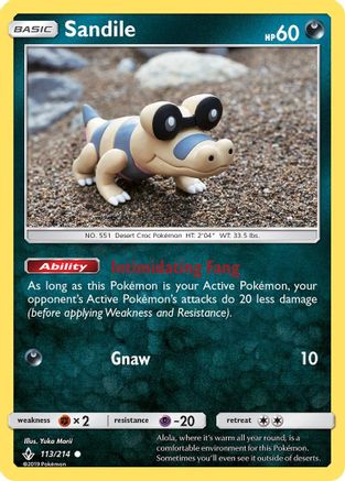 Sandile (113) (UNB-113) (Reverse Holofoil)