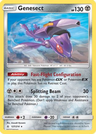 Genesect (UNB-) (Reverse Holofoil)