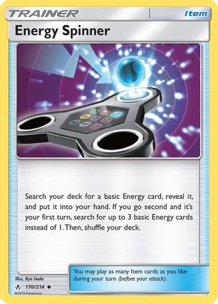 Energy Spinner (UNB-170) (Reverse Holofoil)
