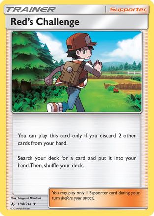 Red's Challenge (UNB-184) (Holofoil)