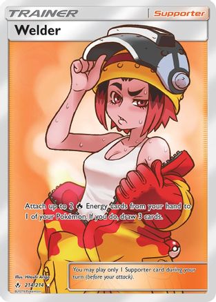 Welder (Full Art) (UNB-214) (Holofoil)