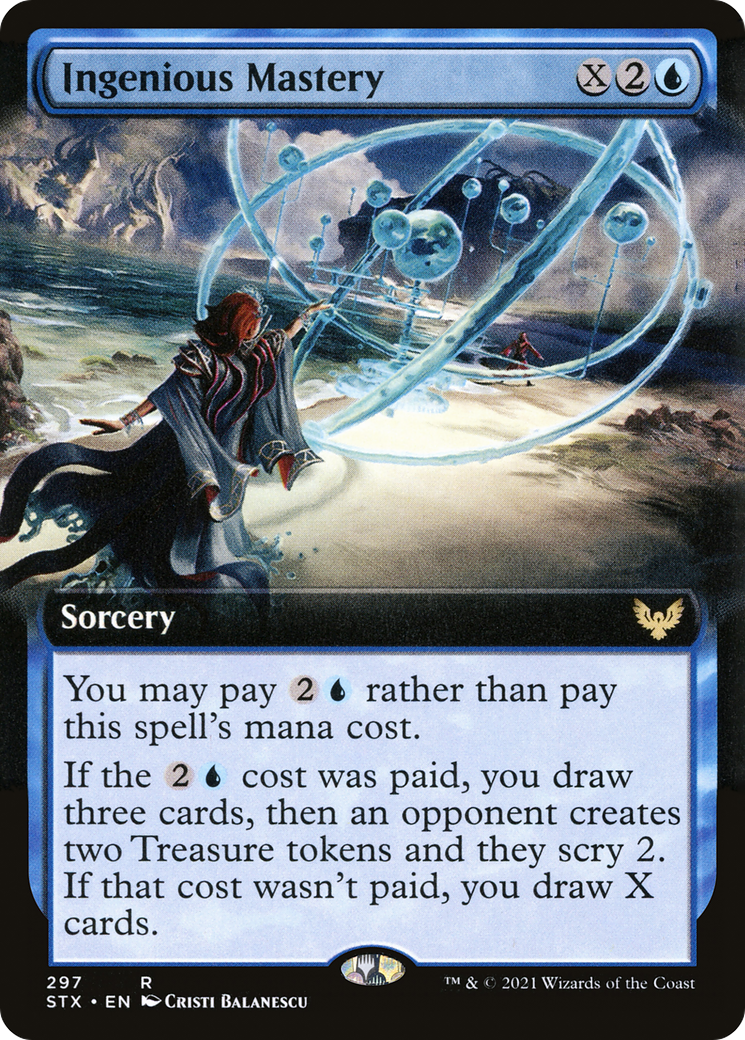 Ingenious Mastery (STX-297) (Extended Art) (Foil)
