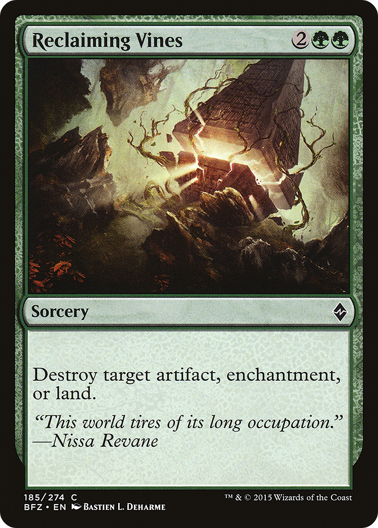 Reclaiming Vines (BFZ-185) (Foil)