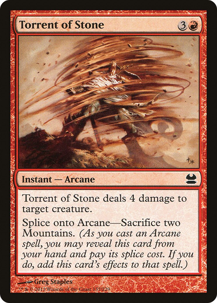 Torrent of Stone (MMA-137) (Foil)