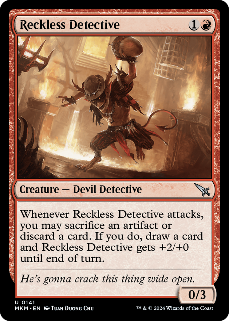 Reckless Detective (MKM-141) (Foil)