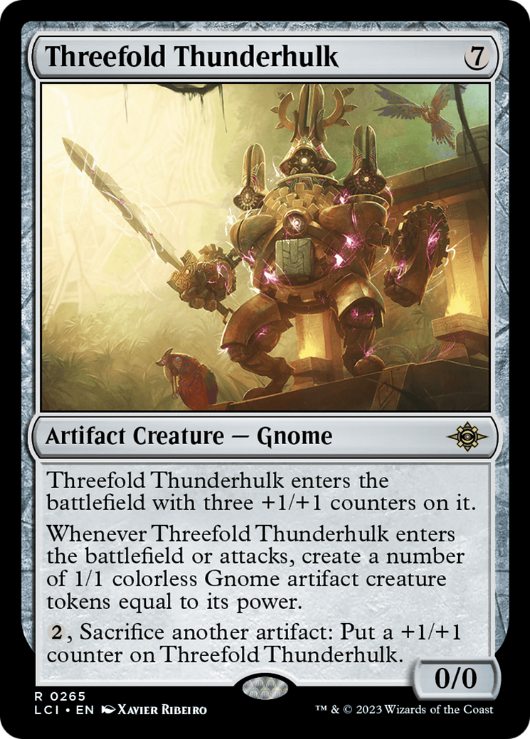 Threefold Thunderhulk (LCI-265) (Foil)