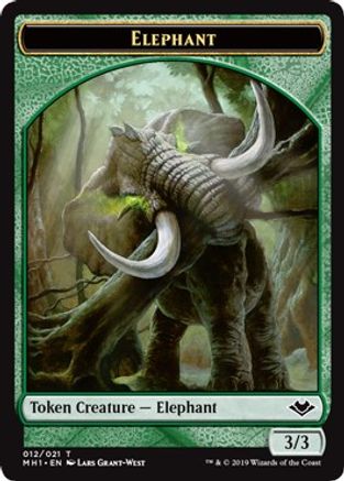 Elephant // Spirit Double-Sided Token (MH1-12 // 16)
